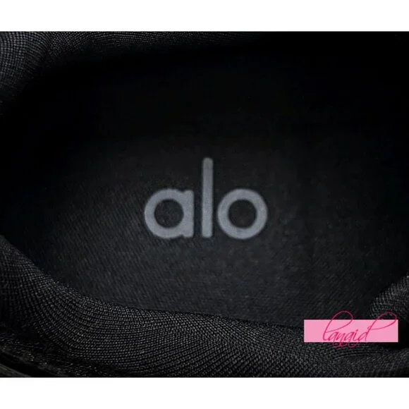 Alo Runner Black/Black Athletic Active Running Exercise Outdoor Travel Workout 9 - Picture 14 of 16